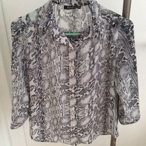 Pretty Snakeskin Top